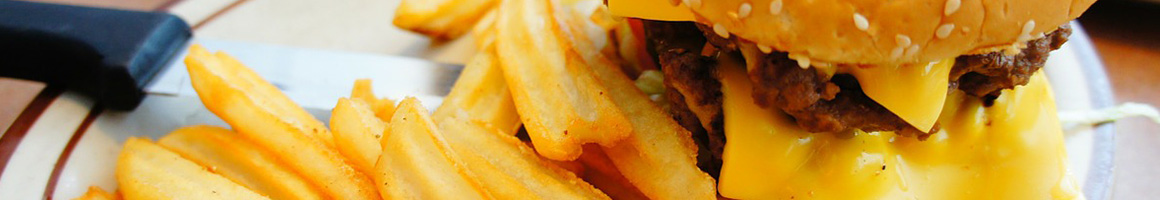 Eating American (New) Burger at Mount Adams Cafe.